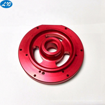 OEM Custom CNC Milling Machining Motor Accessories Part Red Anodized Aluminum Micro Machining Turning Laser Machining BRASS